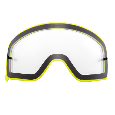 Placă pentru ochelari magnetică O'NEAL B-50 YELLOW FRAME-CLEAR