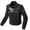 Geacă Moto din textil WARRIOR H2OUT BLACK