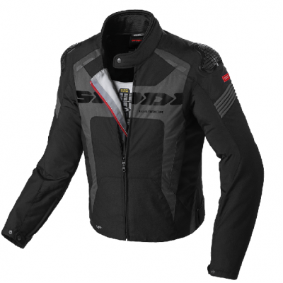Geacă Moto din textil WARRIOR H2OUT BLACK