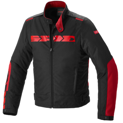 Geacă Moto din textil SPIDI SOLAR H2OUT RED