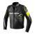 Geacă de piele SPIDI IGNITE BLACK/FLUO YELL thumb