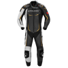 Combinezon moto de piele cu cocoașă SPIDI TRACK WIND PRO BLACK/GOLD