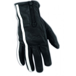 Mănuși din piele A-PRO GRAN TORINO BLACK/WHITE