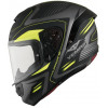 Casca de sport VEMAR HURRICANE LASER MATT SILVER/FLUO YELLOW
