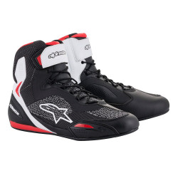 Cizme moto ALPINESTARS FASTER-3 RIDEKNIT BLACK/WHITE/RED Cizme moto ALPINESTARS FASTER-3 RIDEKNIT BLACK/WHITE/RED