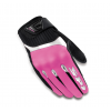 Mănuși din textil pentru femei SPIDI G-FLASH WHITE/PINK