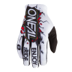Mănuși motocross pentru copii O'NEAL MATRIX VILLAIN WHITE 2020 thumb