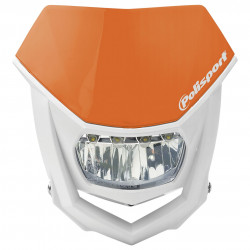 Far Polisport HALO LED - WHITE/ORANGE Far Polisport HALO LED - WHITE/ORANGE