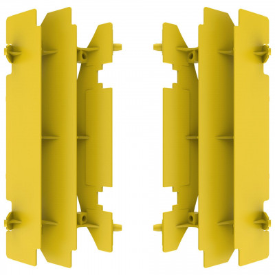 Protectie fata pentru radiator POLISPORT SUZUKI RM250 2001-08 / 1996-06 / DRZ400 - 2016-20 YELLOW