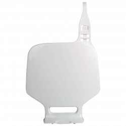 Placa numar fata Polisport Yamaha YZ80 - 1993-01 / YZ85 - 2002-14 WHITE
