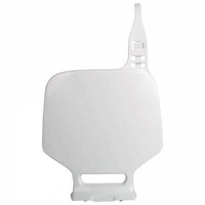 Placa numar fata Polisport Yamaha YZ80 - 1993-01 / YZ85 - 2002-14 WHITE