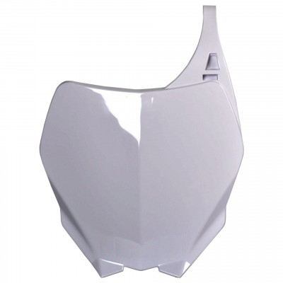 Placa numar fata Polisport Yamaha YZ125/250 - 2006-14 /YZ250F-2006-09 / YZ450F - 2006-09 WHITE