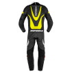 Combinezon moto cu protectie spate SPIDI LASER PRO PERFORATED 1PC BLACK/FLUO YELLOW thumb