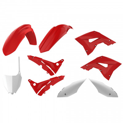 Kit plastic MX POLISPORT pentru HONDA CR125R / CR250R - 2004-07 RED OEM