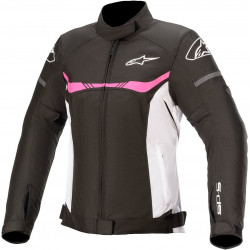 Geaca moto din texil ALPINESTARS T-SP S WATERPROOF BLACK/WHITE/FUCHSIA Geaca moto din texil ALPINESTARS T-SP S WATERPROOF BLACK/WHITE/FUCHSIA