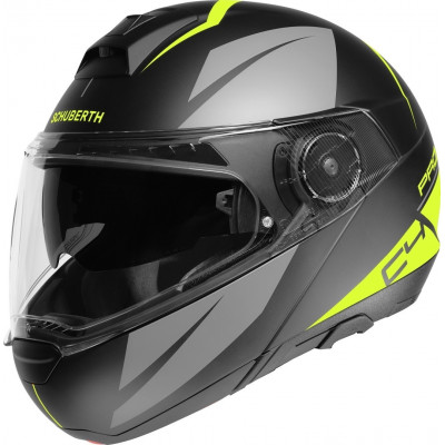 Casca moto SCHUBERTH C4 PRO BLACK/GRAY/YELLOW