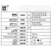 Set de instrumente BETA 2046E/C116 thumb
