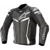 Geaca moto de piele ALPINESTARS GP PRO V2 TECH-AIR BLACK/WHITE