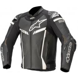 Geaca moto din piele ALPINESTARS GP PRO V2 TECH-AIR BLACK/WHITE Geaca moto din piele ALPINESTARS GP PRO V2 TECH-AIR BLACK/WHITE