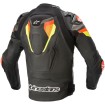 Geaca moto de piele ALPINESTARS ATEM V4 BLACK/RED/YELLOW thumb