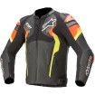 Geaca moto de piele ALPINESTARS ATEM V4 BLACK/RED/YELLOW thumb