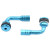 Supapă-adapter pentru anvelope VICMA 952AZ - 90 °- BLUE thumb