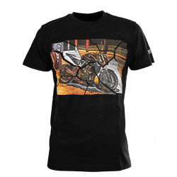 Tricou moto SECA BRIDGE BLACK Tricou moto SECA BRIDGE BLACK