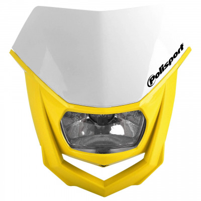 Far Polisport HALO - WHITE/YELLOW