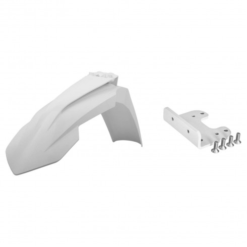 Aripa față și adaptor Polisport KTM (17) SX - 07-12 / EXC - 08-13 - WHITE