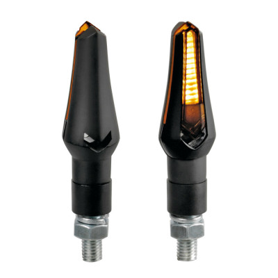 Semnalizare  moto LED ZEPHYR BLACK 90493