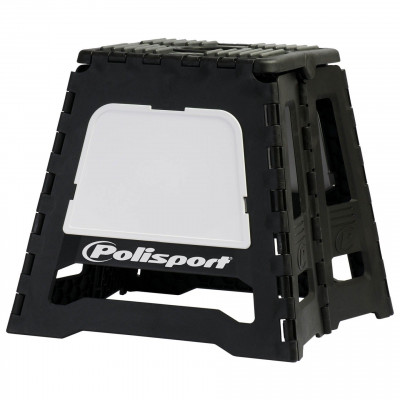 Stander rabatabil pentru motocicletă Polisport - black/white