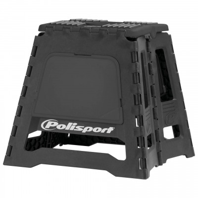 Stander rabatabil pentru motocicletă Polisport - black/black