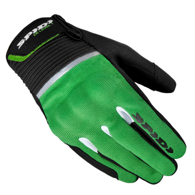 Mănuși moto din textil SPIDI FLASH CE BLACK/KAWA GREEN Mănuși moto din textil SPIDI FLASH CE BLACK/KAWA GREEN