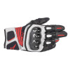 Manusi ALPINESTARS SP-X AIR CARBON V2 BLACK/WHITE/FLUO RED