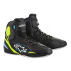 Ghete moto ALPINESTARS FASTER-3 BLACK/BLUE/YELLOW FLUO