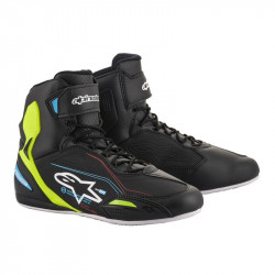 Cizme moto ALPINESTARS FASTER-3 BLACK/BLUE/YELLOW FLUO Cizme moto ALPINESTARS FASTER-3 BLACK/BLUE/YELLOW FLUO