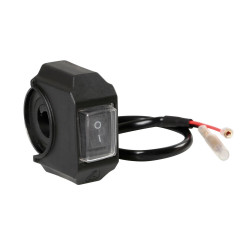 Intrerupator lumini impermeabil12V-6V fixare pe ghidon - 90462 Intrerupator lumini impermeabil12V-6V fixare pe ghidon - 90462