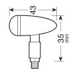 Semnalizatori LED DROP BLACK - 90482 thumb