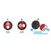 Cheie Ext-11 12/32 V cu trei functii Cheie Ext-11 12/32 V cu trei functii thumb