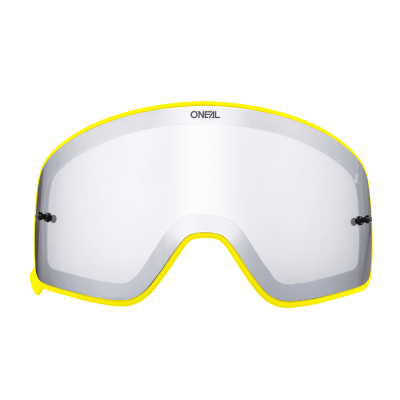 Placa magnetica pentru ochelari O'NEAL B-50 YELLOW FRAME SILVER/MIRROR 