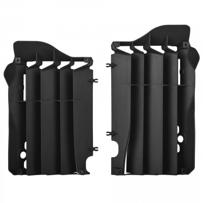 Protector radiator fata POLISPORT HONDA CRF250R (16-17) CRF450R (15-16) BLACK