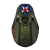 Casca motocross O'NEAL 5series warhawk, Negru/Verde Casca motocross O'NEAL 5series warhawk, Negru/Verde thumb