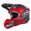 Casca motocross O'NEAL 5SERIES HR BLACK/RED