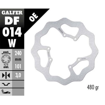 Disc frana fata Galfer WAVE FIXED 240x3mm DF014W Disc frana fata Galfer WAVE FIXED 240x3mm DF014W