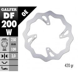 Disc de frana fata Galfer WAVE FIXED 250x3mm DF200W