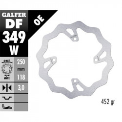 Disk frana fata Galfer WAVE FIXED 250x3mm DF349W