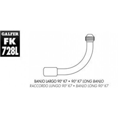 Duza pentru furtun de frana K7 90º FK002D728L