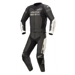 Combinezon ALPINESTARS GP FORCE V2 2PC BLACK/WHITE Combinezon ALPINESTARS GP FORCE V2 2PC BLACK/WHITE