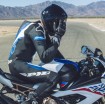 Combinezon moto SPIDI LASER PRO PERFORATED BLACK/BLUE thumb