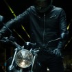 Geaca moto de piele SPIDI GARAGE, Negru thumb